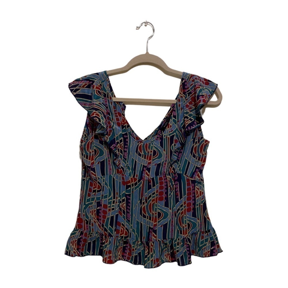 Marc Jacobs silk ruffle blouse. Size S